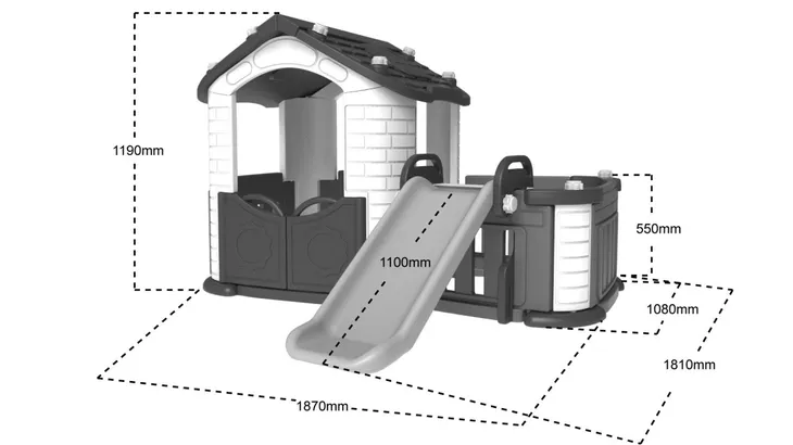 ogrodowy-domek-zjezdzalnia-3w1-niebieski-dach-dla-dzieci-wysokosc-produktu-119-cm