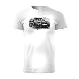 koszulka-kolekcjonerska-z-samochodem-bmw-serii-5-m5-meska-biala-regular