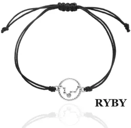 srebrna-bransoletka-sznurkowa-ryby-znak-zodiaku-srebro-925-dowolny-kolor