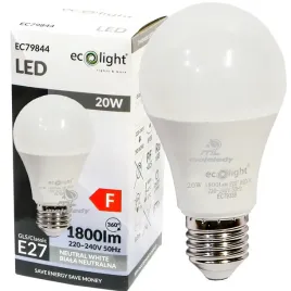 Zdjęcie produktu żarówka led E27 20W 150W 1800Lm dzienna NW CLASSIC