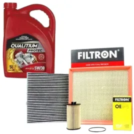 filtron-zestaw-filtrow-olej-5l-5w30-do-opel-insignia-a-1-4-1-6-1-8