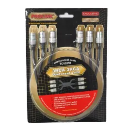 kabel-3rca-3rca-prolink-exclusive-3m-x1szt