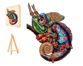 puzzle-drewniane-duze-247-elementow-kameleon-w-drewnianym-pudelku