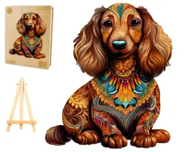 puzzle-drewniane-duze-260-elementow-jamnik-dlugowlosy-w-drewnianym-pudelku