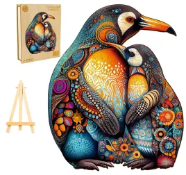 puzzle-drewniane-duze-300-elementow-rodzina-pingwinow-w-drewnianym-pudelku
