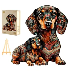 puzzle-drewniane-duze-300-elementow-rodzina-jamnikow-w-drewnianym-pudelku