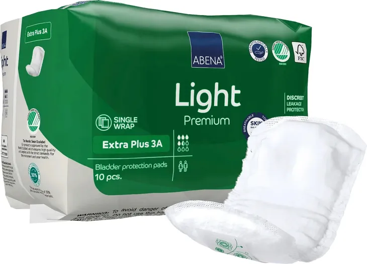 Wkładki urologiczne na nietrzymanie moczu dla kobiet Abena Light Extra Plus