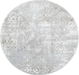 dywan-klasyczny-okragly-miekki-modny-wzor-jasny-bezowy-kolo-polysk-120cm