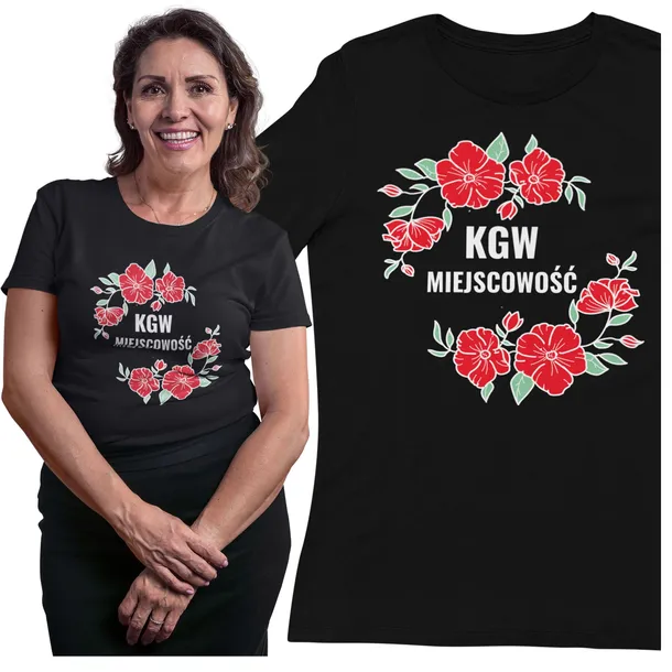 KOSZULKI KOSZULKA DLA KGW KOŁA KOŁO GOSPODYŃ WIEJSKICH LUDOWY T-SHIRT