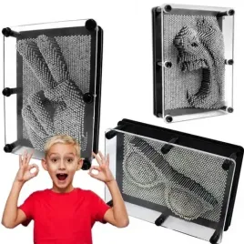 tablica-szpilkowa-srebrna-pinart-gadzet-3d-metal-prezent-zabawka-dla-dzieci