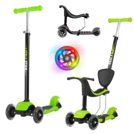 hulajnoga-trojkolowa-jezdzik-3w1-scooter-little-star-green-milly-mally