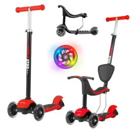 hulajnoga-trojkolowa-led-scooter-little-star-czerwona-milly-mally