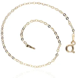 bransoletka-celebrytka-cienka-ankier-pozlacana-srebro-925-18-cm