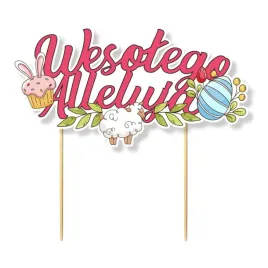 topper-papierowy-wielkanocna-radosc-wesolego-alleluja-rozowy-17x