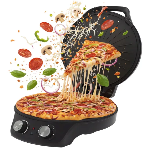 MOCNY PIEC DO PIZZY 2000W PIECYK ELEKTRYCZNY 300°C ROZKŁADANY REGULOWANY