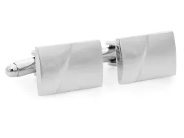 prostokatne-srebrne-spinki-do-mankietow-matowo-blyszczace-n169