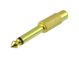 przejscie-jack-wtyk-6-3mm-gniazdo-rca-zlocone-x1szt