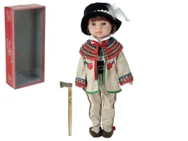 lalka-chlopiec-38cm-w-goralskim-stroju-ludowym-z-ciupaga-dl-16cm-z-polskim