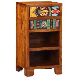 kwiecisty-stolik-koncowy-z-szuflada-brazowy-40-x-35-x-75-cm