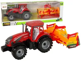 traktor-z-kultywatorem-naped-frykcyjny-czerwony