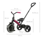 qplay-rowerek-trojkolowy-elite-plus-rose-stan-nowy-waga-6-1-kg