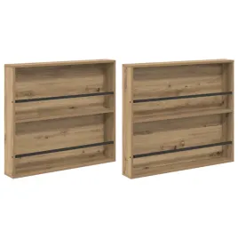 regal-na-gazety-z-polka-2-szt-dab-rzemieslniczy-80-x-12-x-70-cm