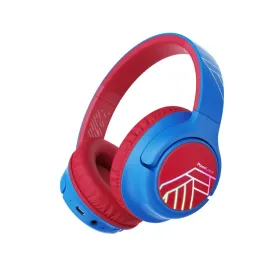 sluchawki-dla-dzieci-powerlocus-bobo-bluered-bezprzewodowe-led-aux