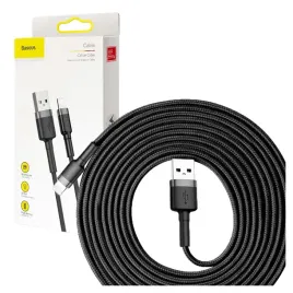 kabel-lightning-usb-baseus-cafule-2a-3m-szaro-czarny