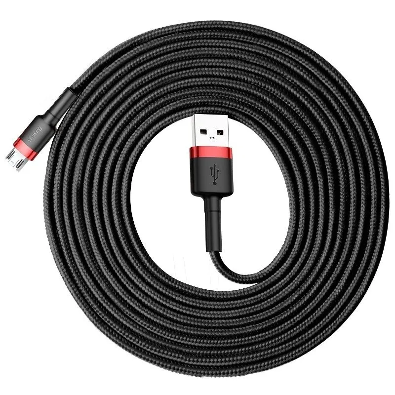 kabel-usb-do-micro-usb-baseus-cafule-2a-3m-czarno-czerwony-stan-nowy