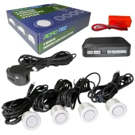 czujniki-parkowania-cofania-buzzer-glosnik-4x-sensor-18mm-biale-zestaw