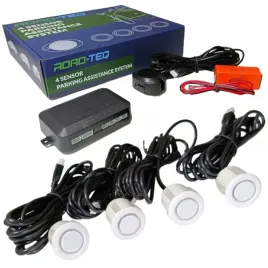 czujniki-parkowania-cofania-buzzer-glosnik-4x-sensor-18mm-biale-zestaw