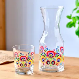 karafka-ze-wzorem-lowickim-folk-krosno-900ml