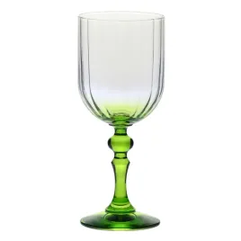 cieniowane-kieliszki-krosno-do-wina-bubble-z-zielona-nozka-300-ml-2szt