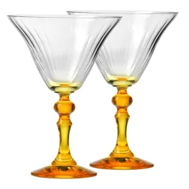 cieniowane-kieliszki-krosno-do-martini-bubble-z-zolta-nozka-170-ml-2szt