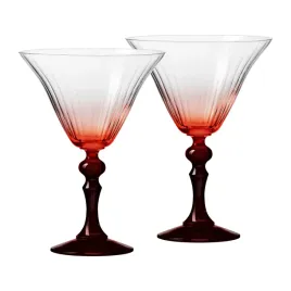cieniowane-kieliszki-krosno-do-martini-bubble-z-czerwona-nozka-170-ml-2szt