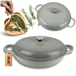 emaliowany-garnek-zeliwny-plaski-30cm-3l-hage-szary