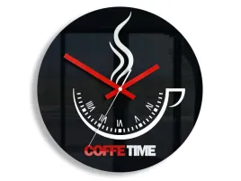 zegar-scienny-coffee-time-ii-black