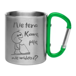 kubek-stalowy-210-ml-z-karabinczykiem-swoj-grawer