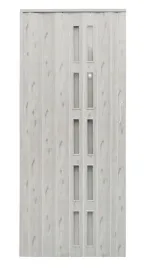 drzwi-harmonijkowe-pcv-przesuwne-z-szybkami-klamka-dab-alaska-005s-80-cm