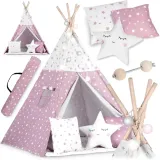 tipi-namiot-dla-dzieci-teepee-lampki-poduszki