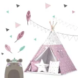tipi-namiot-dla-dzieci-teepee-lampki-poduszki-wysokosc-produktu-165-cm