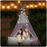 tipi-namiot-dla-dzieci-teepee-lampki-poduszki-stan-nowy-wiek-dziecka-3-lata