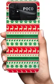 swiateczne-etui-na-xiaomi-poco-c40-case-wzory-mikolaj