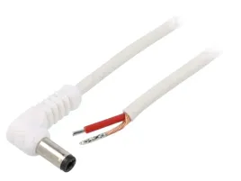 kabel-1x1mm2-przewodydc-55-25-wtyk-katowe-bialy-05m-x1szt