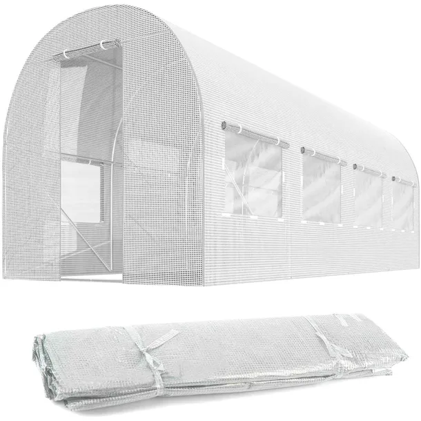 ✨ ODŚWIEŻ TUNEL! Folia Zamienna do Szklarni 2x4,5m (9m²) UV-4 - MEGA Okazja!