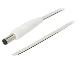 kabel-2x035mm2-przewodydc-55-21-wtyk-proste-bialy-05m-x1szt