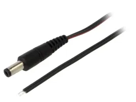 kabel-2x035mm2-przewodydc-55-21-wtyk-proste-czarny-05m-x1szt