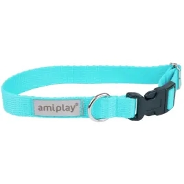 amiplay-samba-xs-18-30x1cm-obroza-na-klamre-dla-psa-turkus