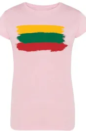 litwa-flaga-damski-t-shirt-modny-rozm-s