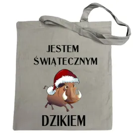 torba-na-zakupy-nadruk-swiateczny-dzik